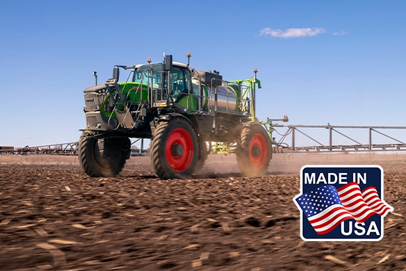 Fendt Rogator sprayers are proudly made in the USA.