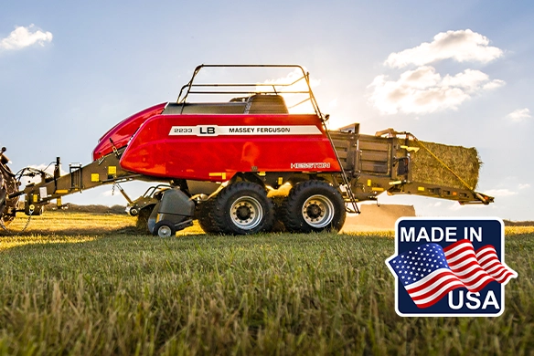 Hesston by Massey Ferguson LB2200 series are proudly made in the USA.