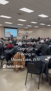 application operator training moses lake short 2025