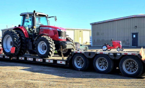 special massey tractor delivery