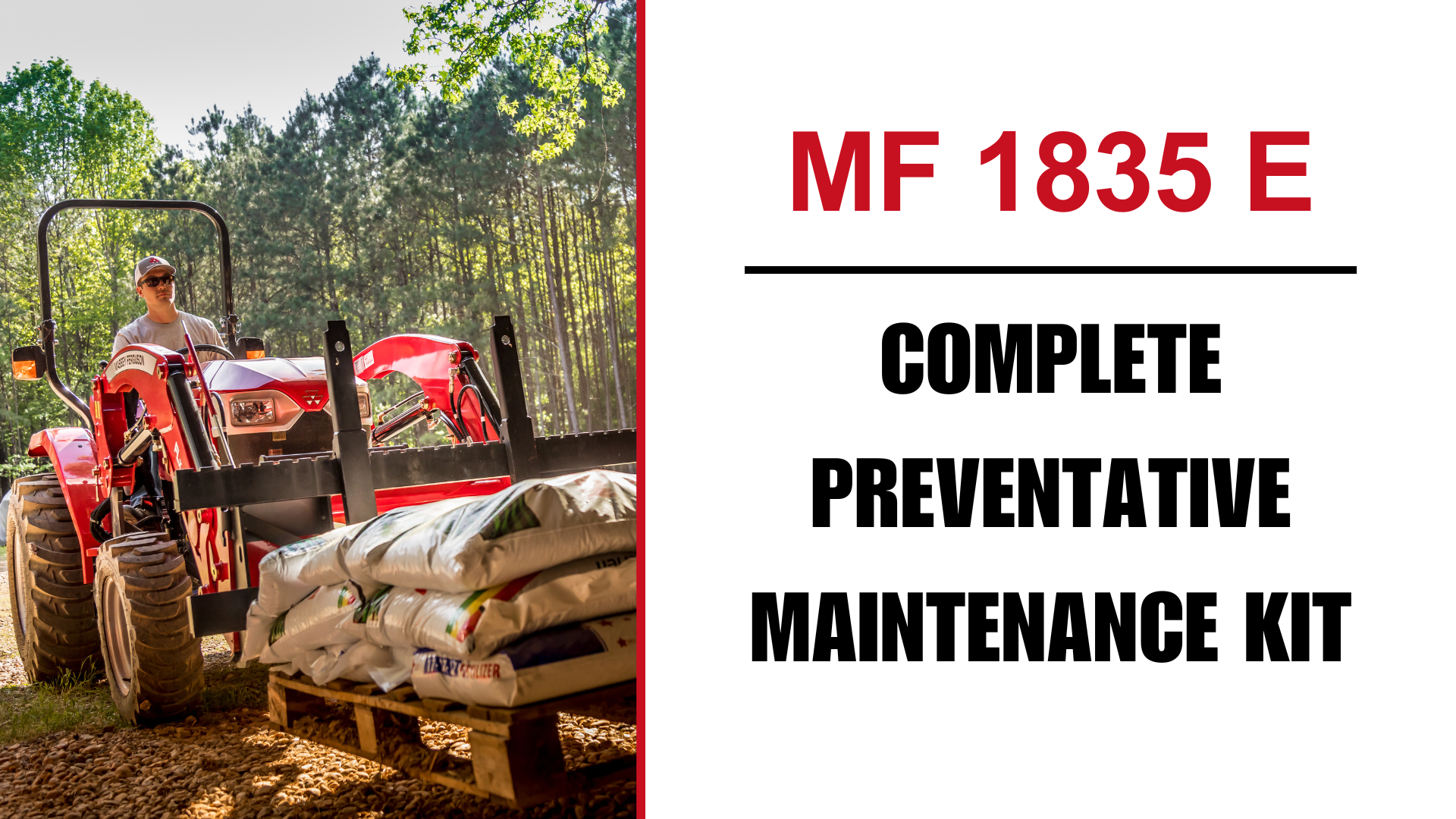 MF 1835 E COMPLETE PREVENTATIVE MAINTENANCE KIT