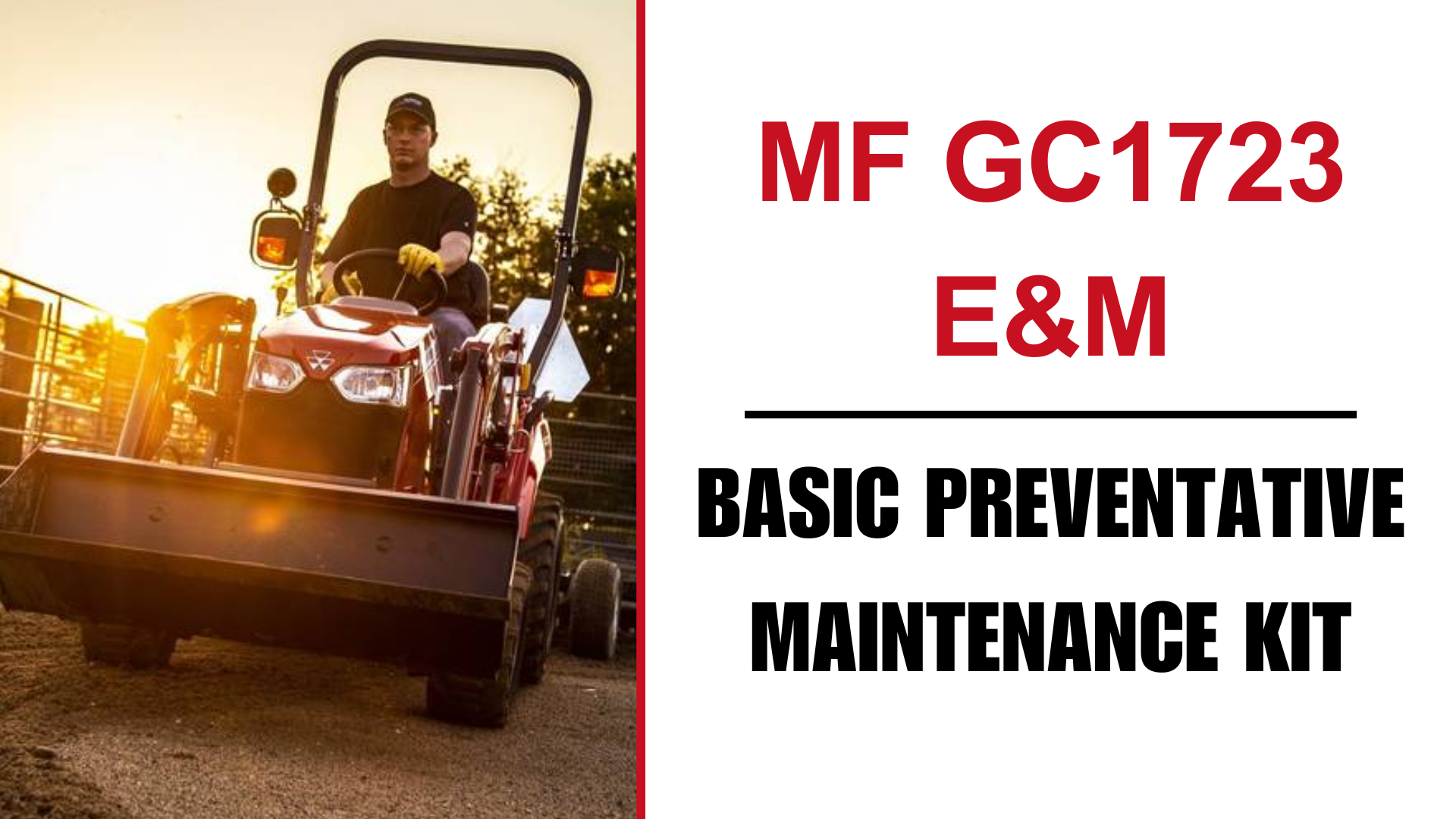 MF GC1723 E&M BASIC PREVENTATIVE MAINTENANCE KIT