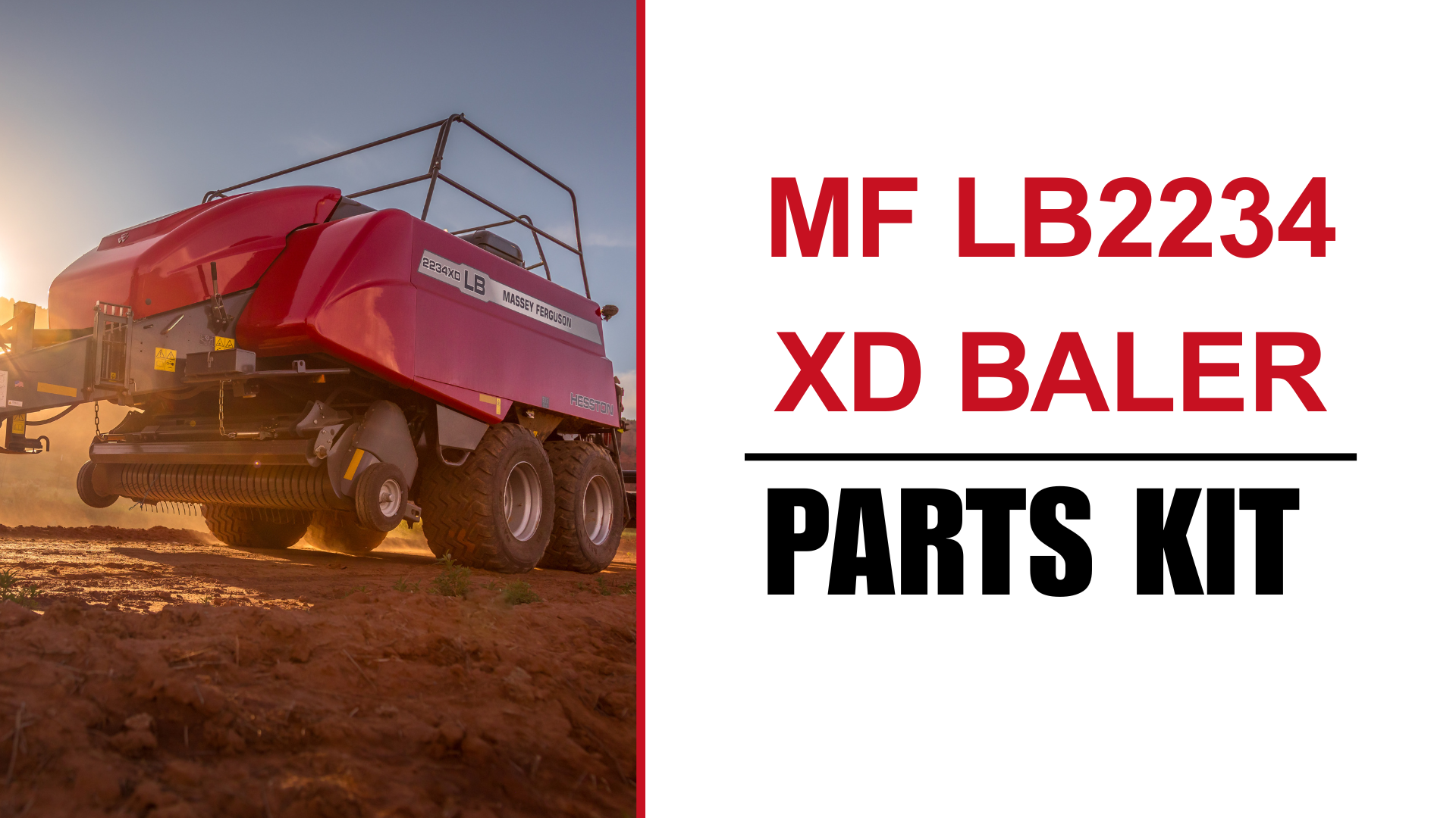 MF LB2234 XD BALER PARTS KIT