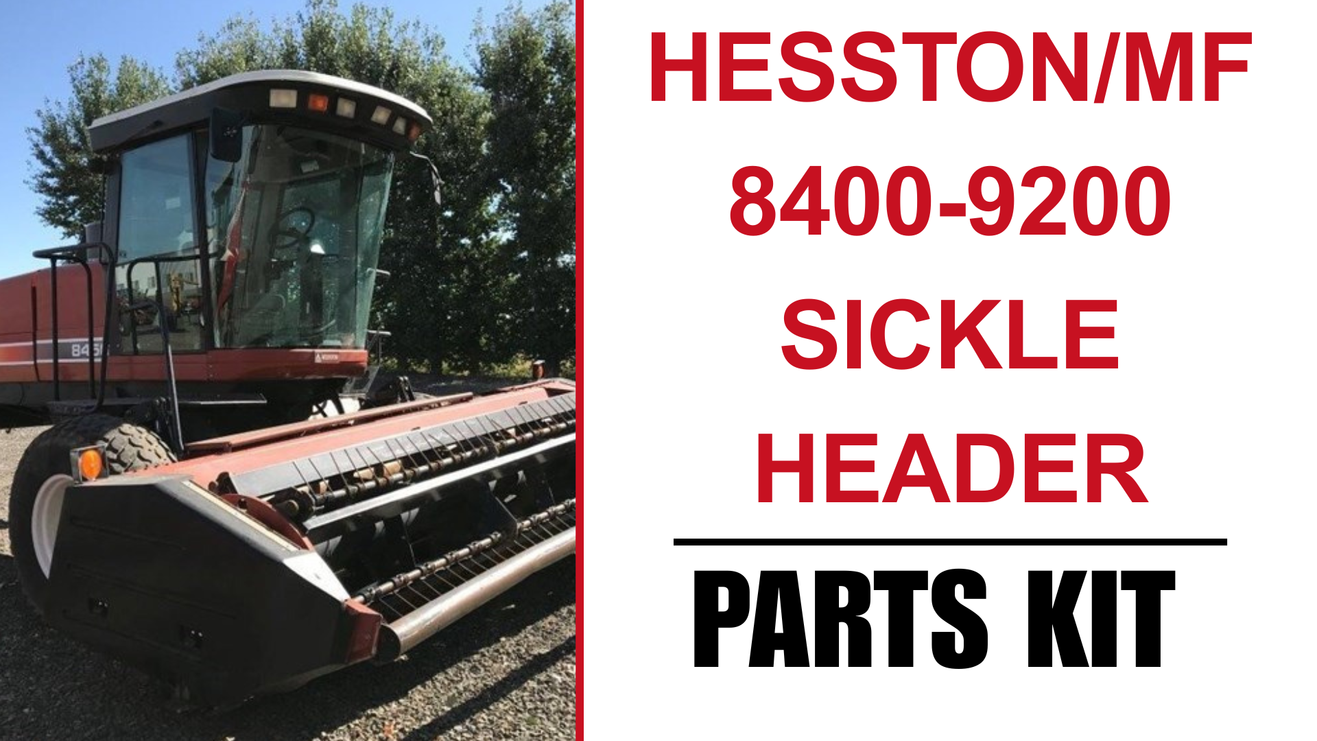 hesston massey ferguson sickle header parts kit