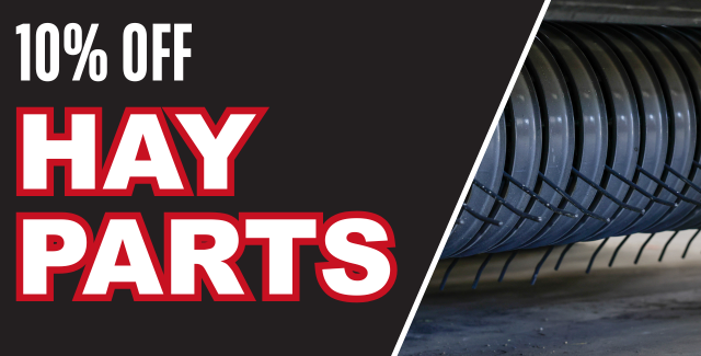 10% off Hay Parts Promotions Page Card