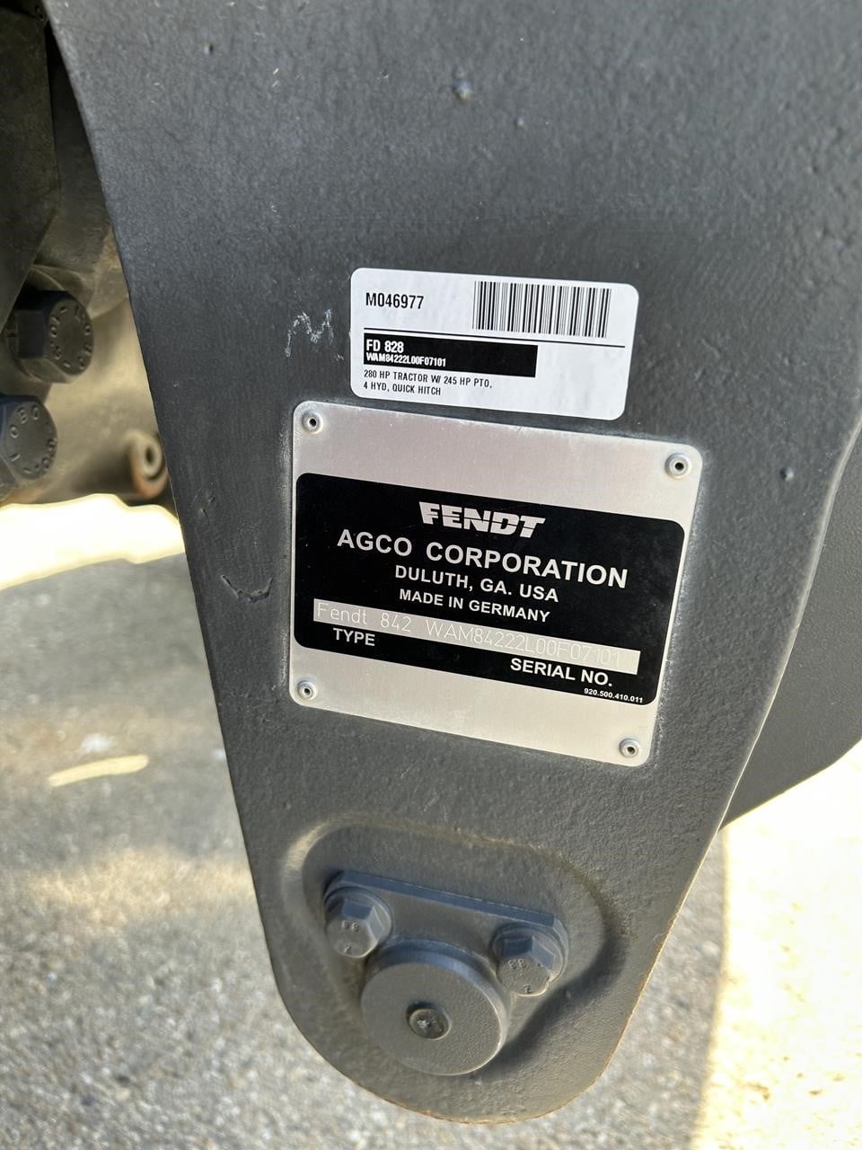 2019 Fendt 828 VARIO