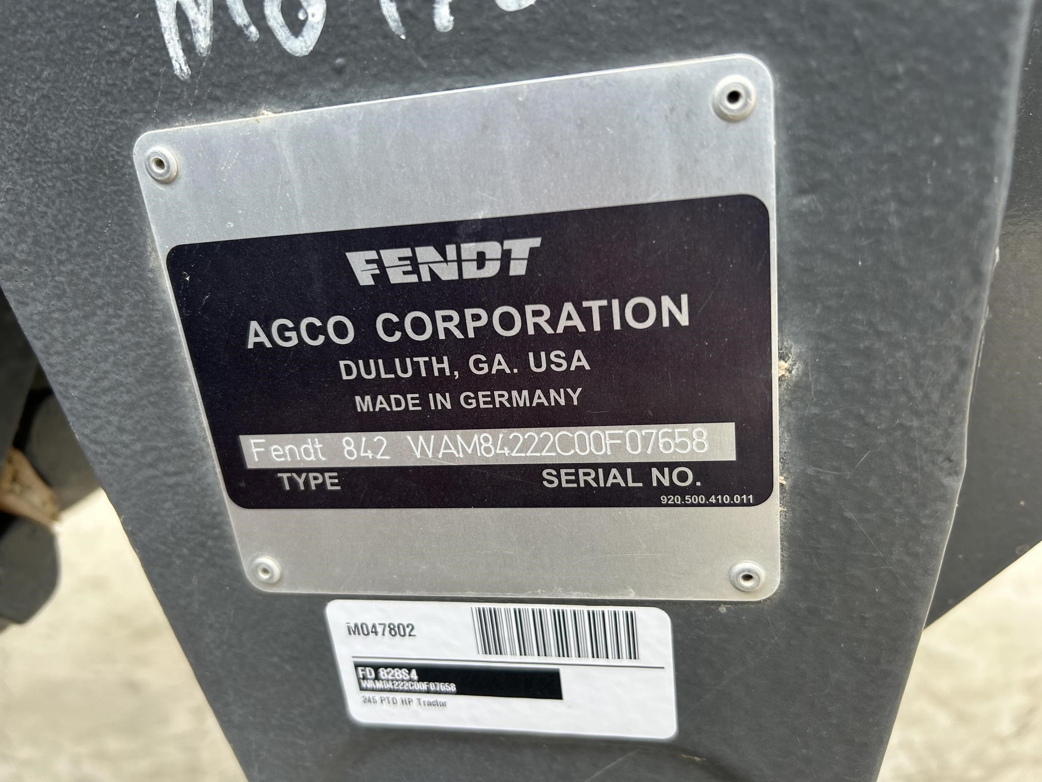 2020 Fendt 828 VARIO