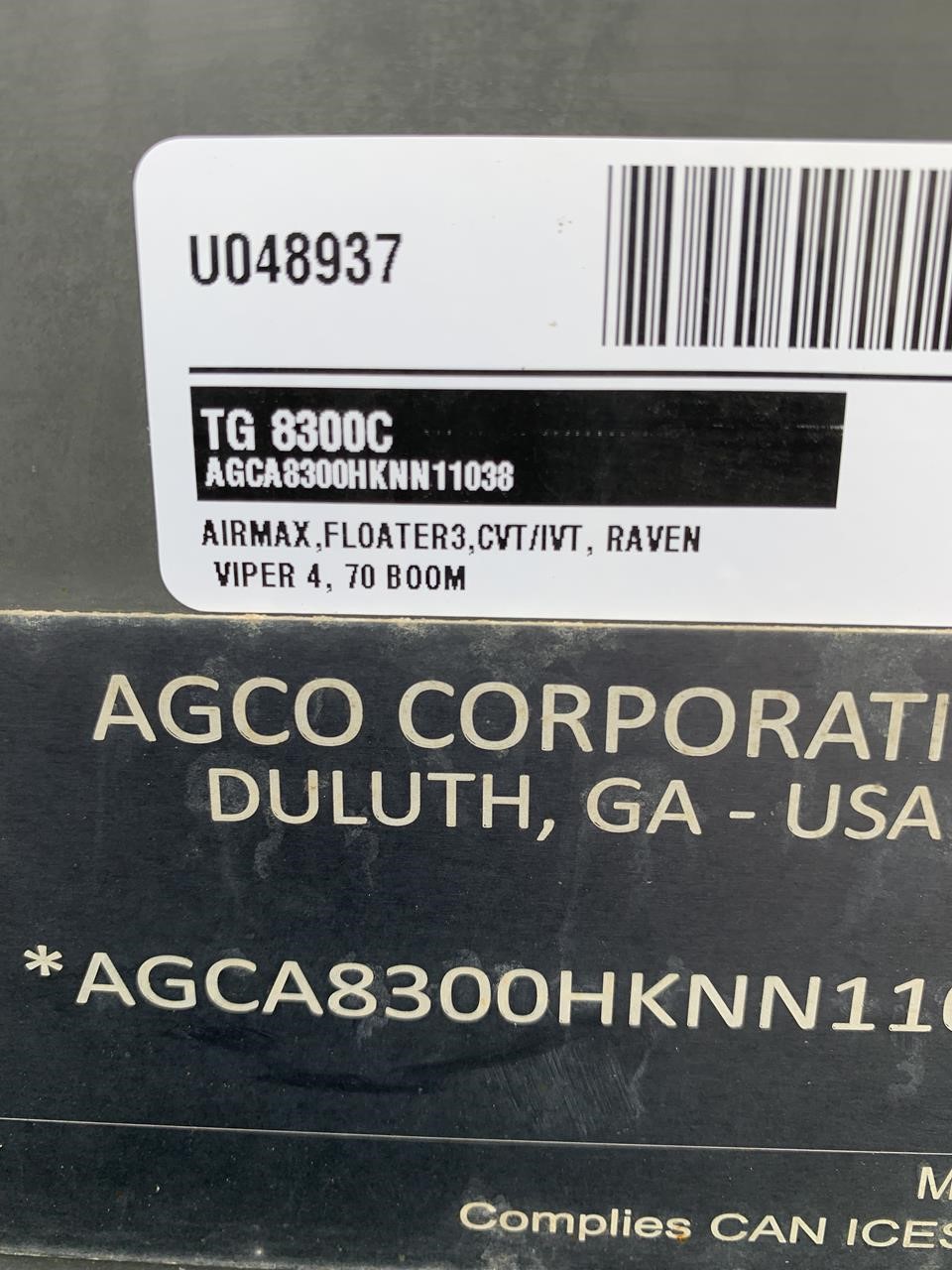 2019 Terragator TG8300C
