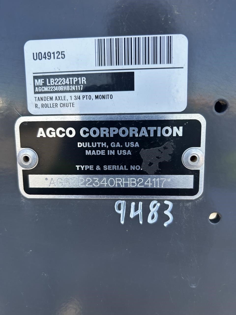 2024 Massey Ferguson LB2234