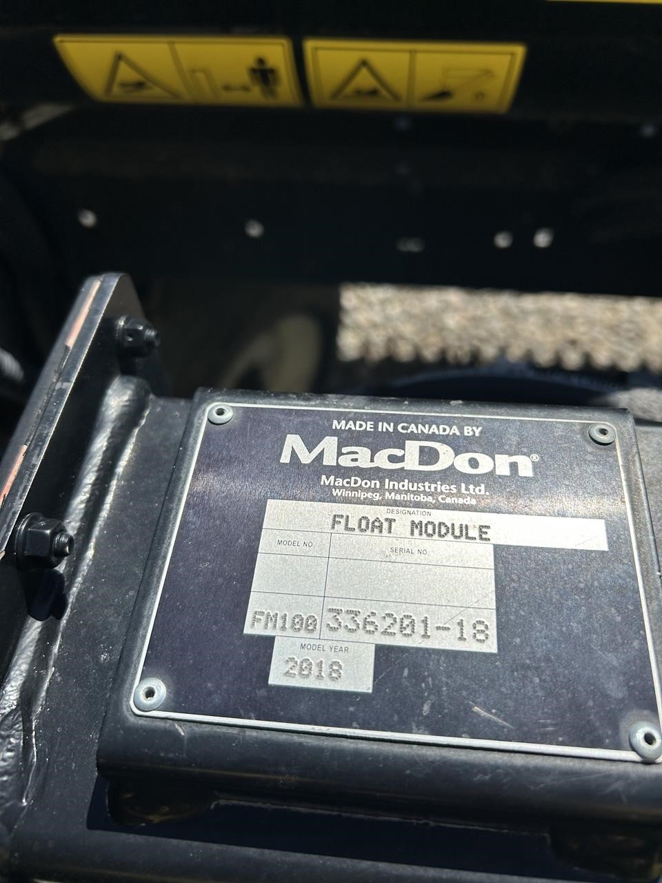 2018 Mac Don D130