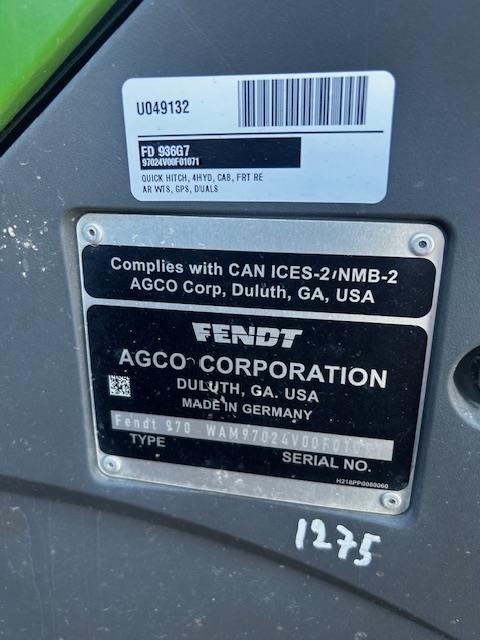 2022 Fendt 936 VARIO