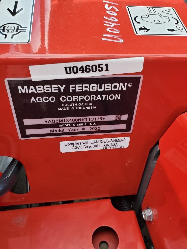 2022 Massey Ferguson 1840E
