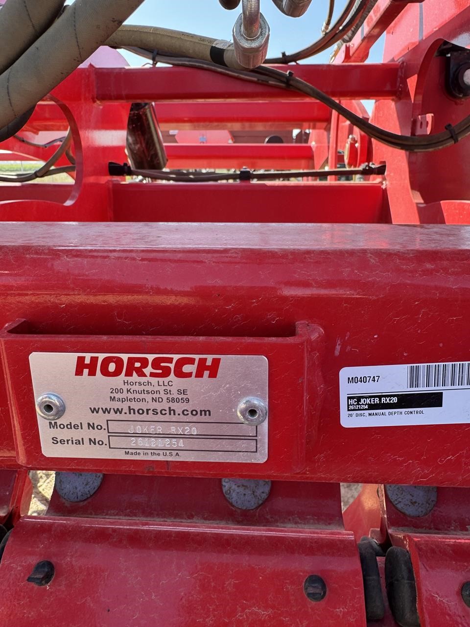 2021 Horsch JOKER RX20