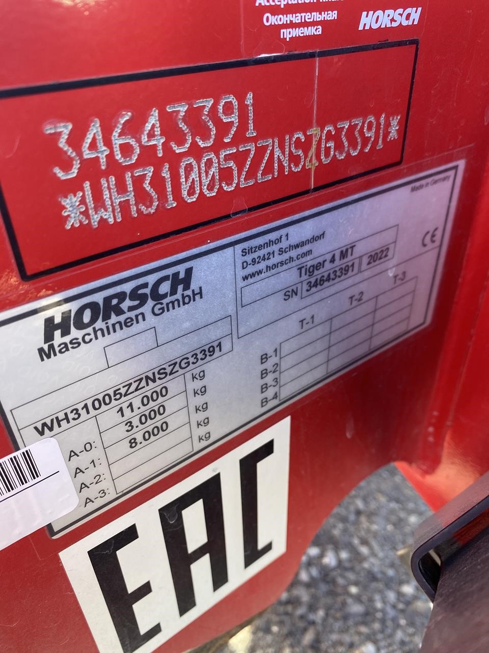 2023 Horsch TIGER 4MT