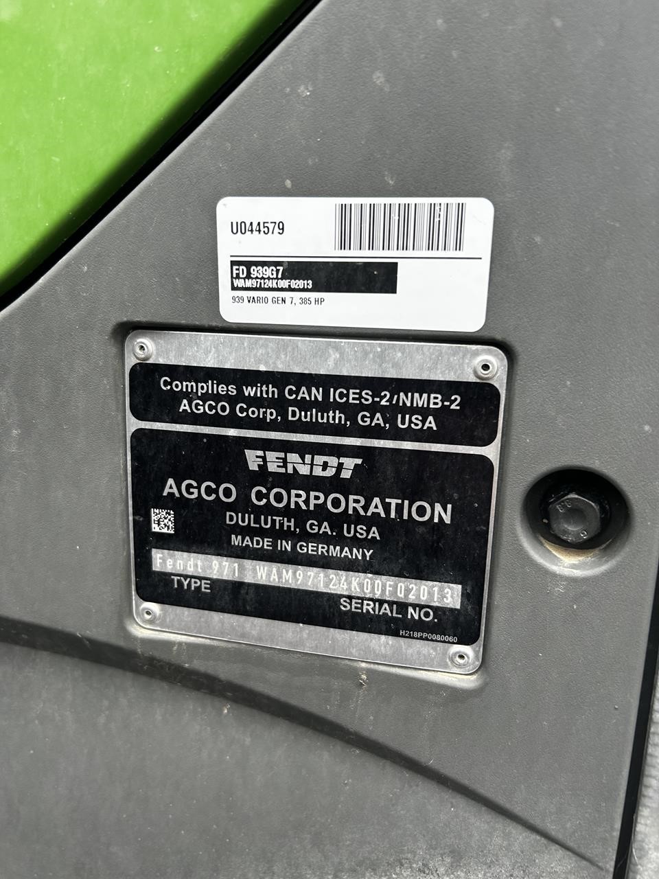 2024 Fendt 939 VARIO