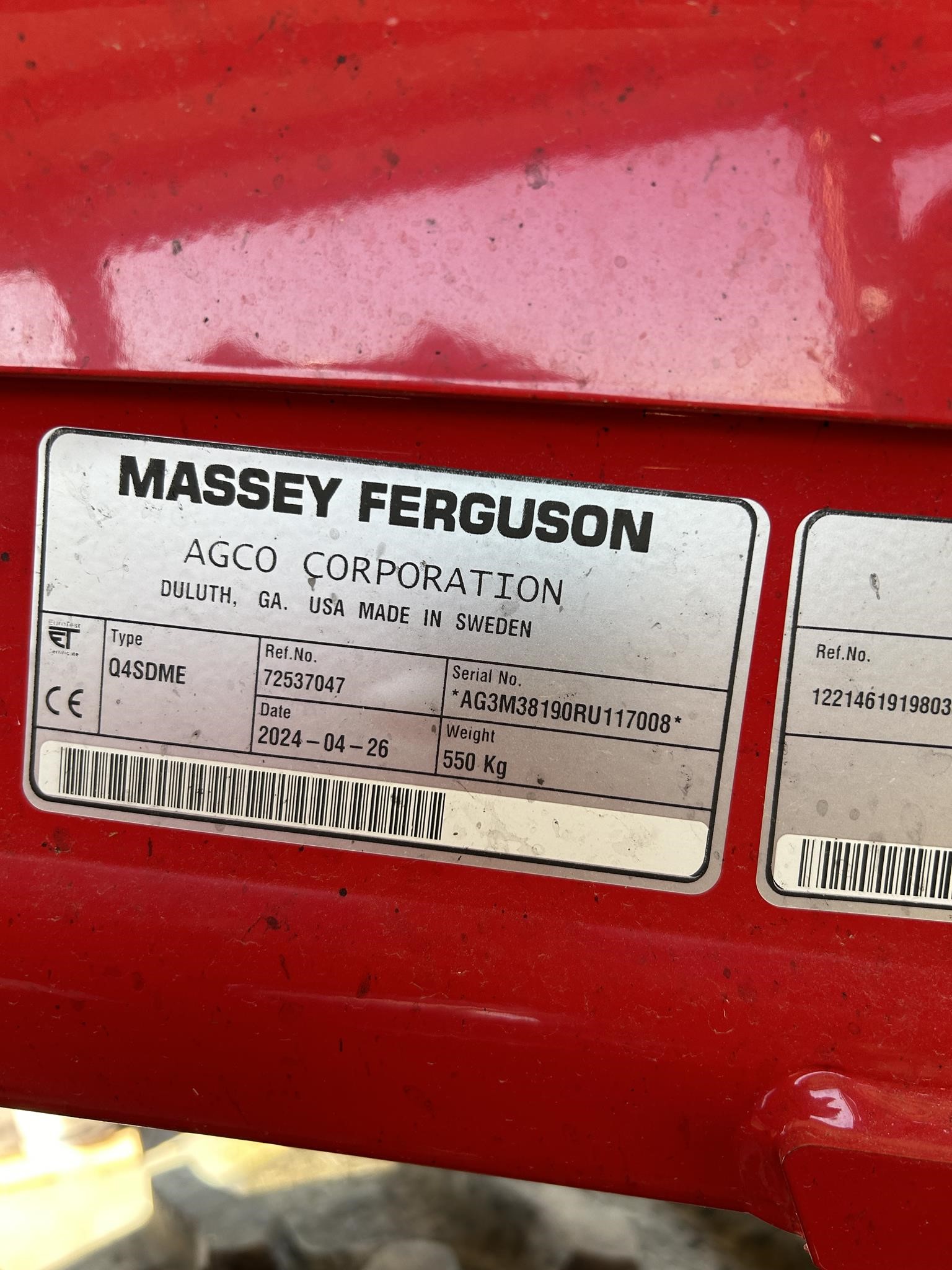 2024 Massey Ferguson 6713