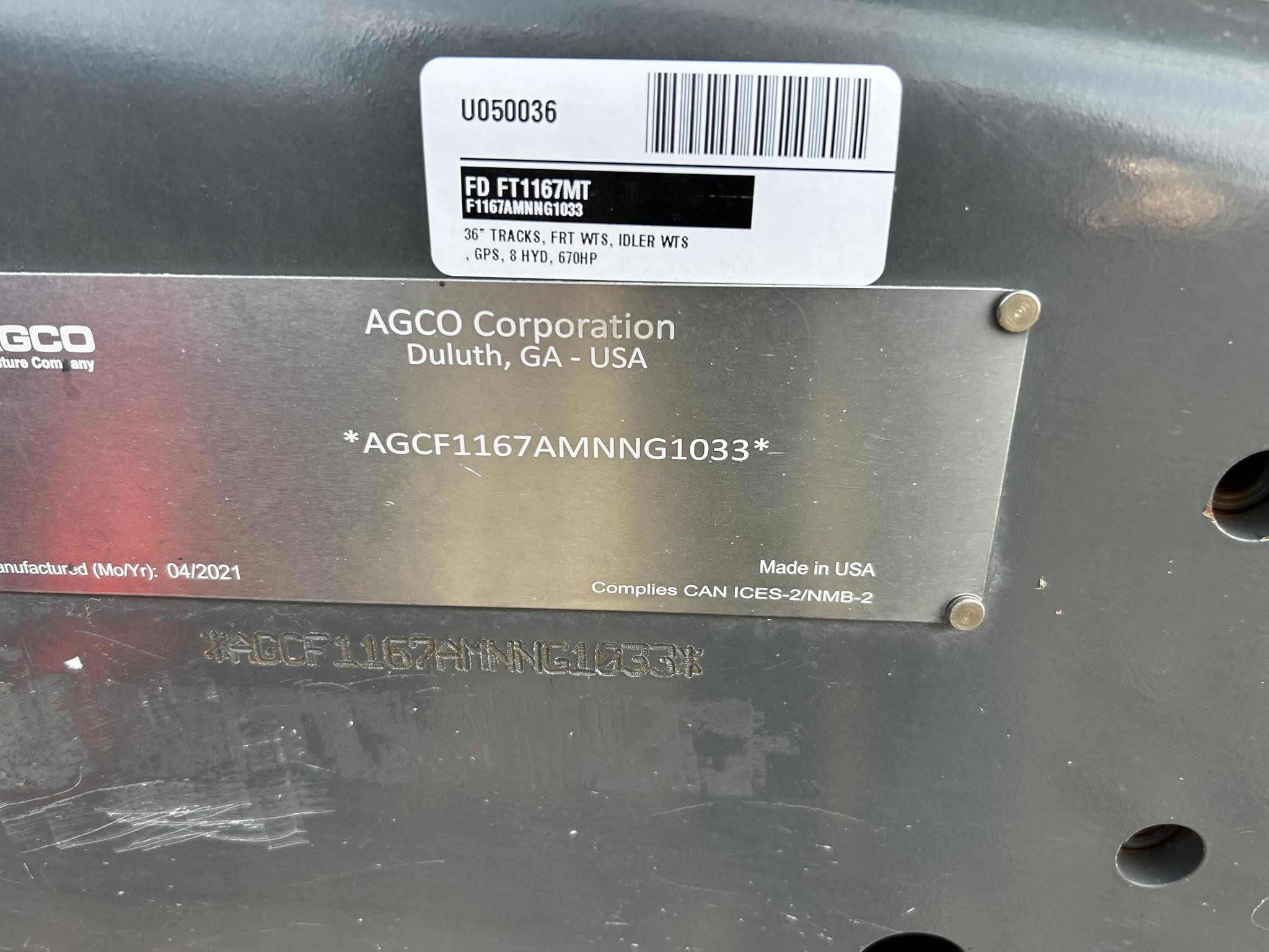 2021 Fendt 1167 VARIO MT