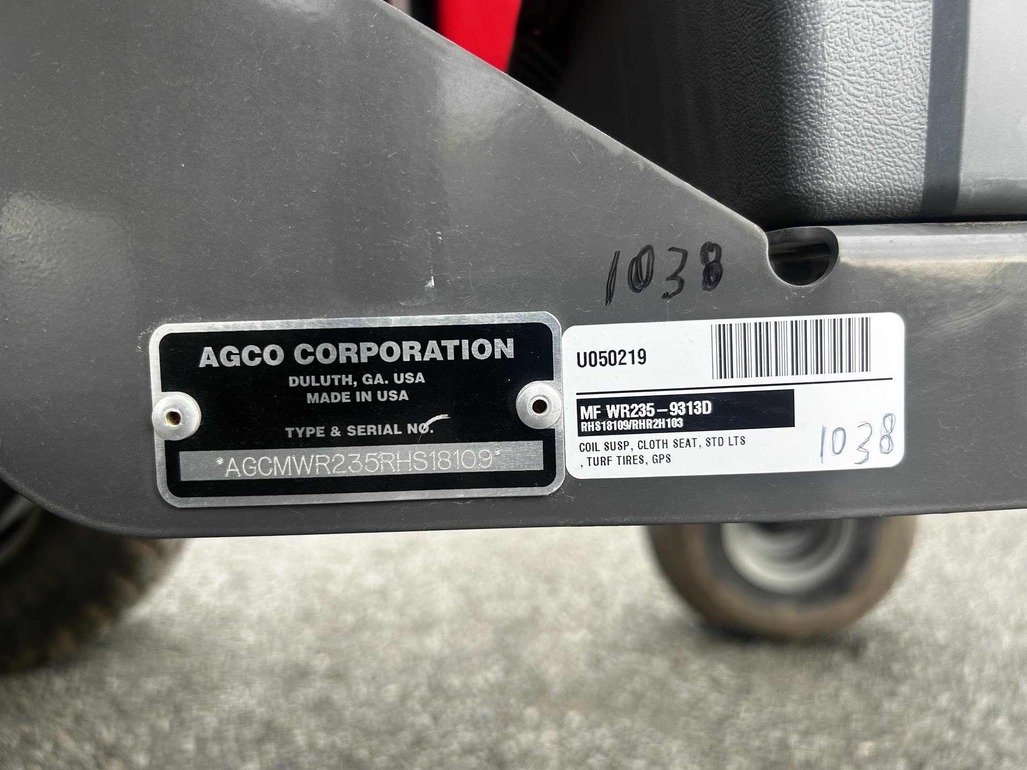 2024 Massey Ferguson WR235