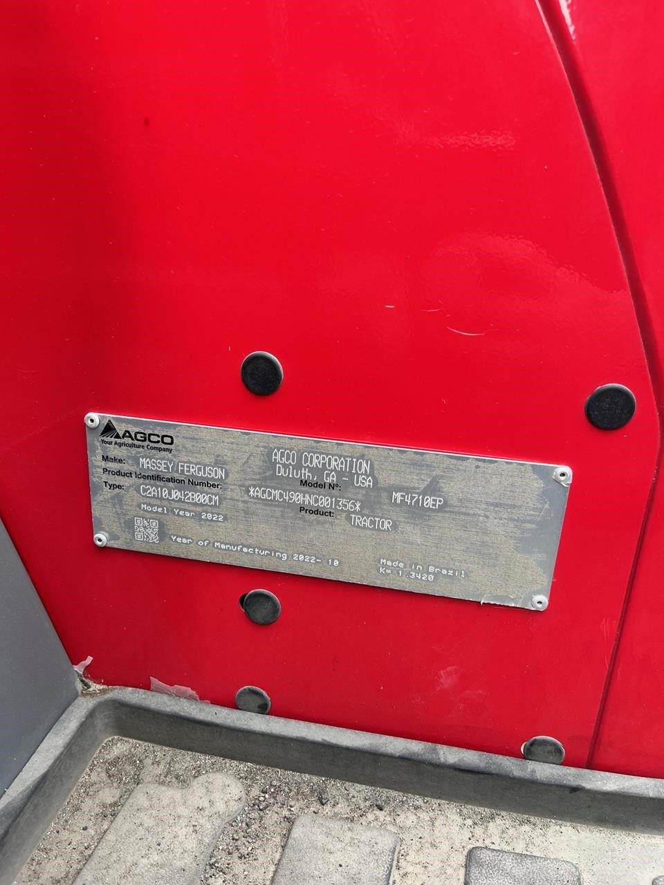 2022 Massey Ferguson 4710