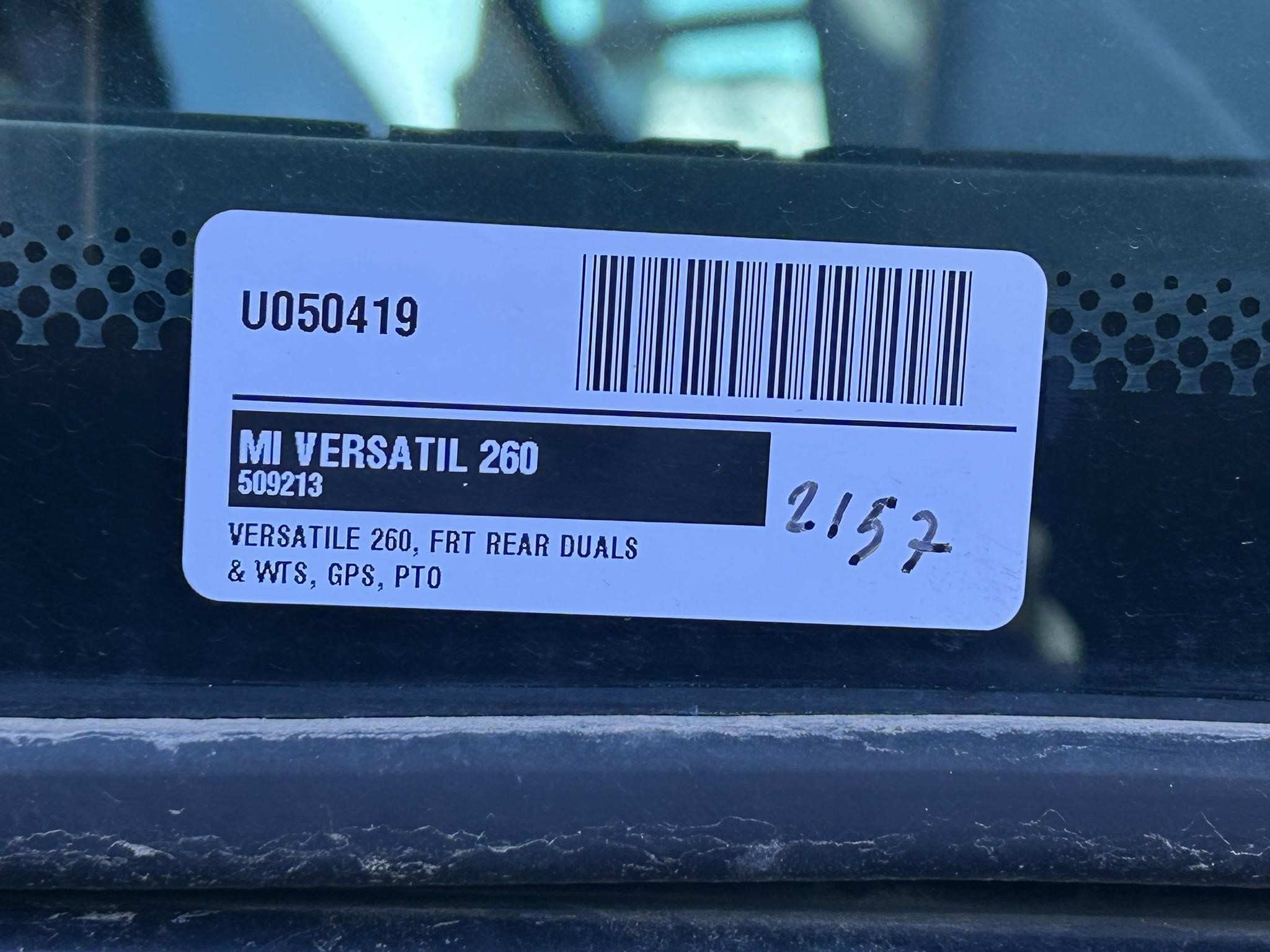 2016 Versatile 260