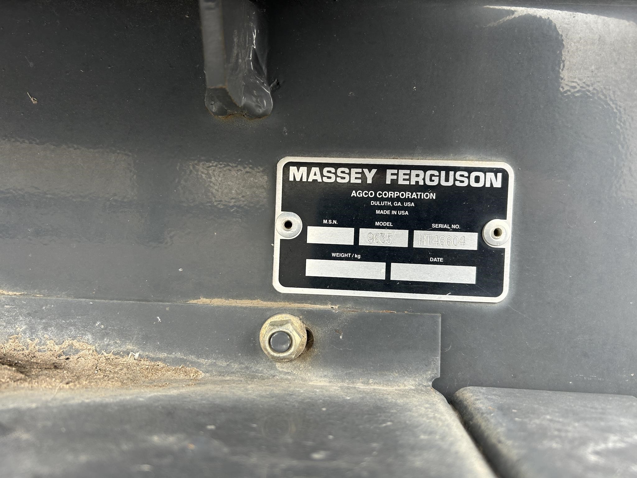2008 Massey Ferguson 9635