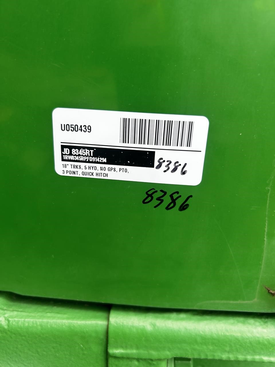2015 John Deere 8345RT