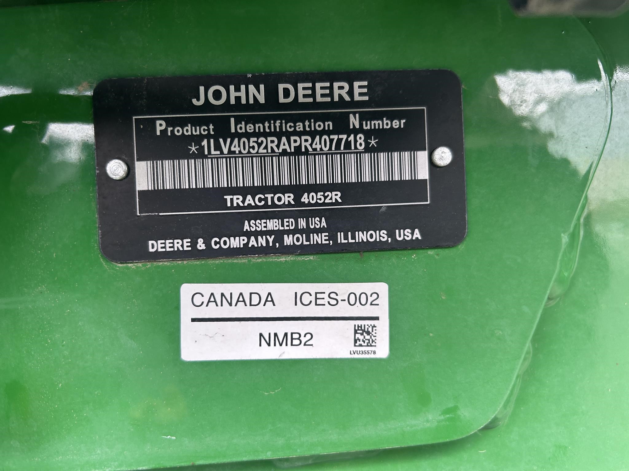2024 John Deere 4052R
