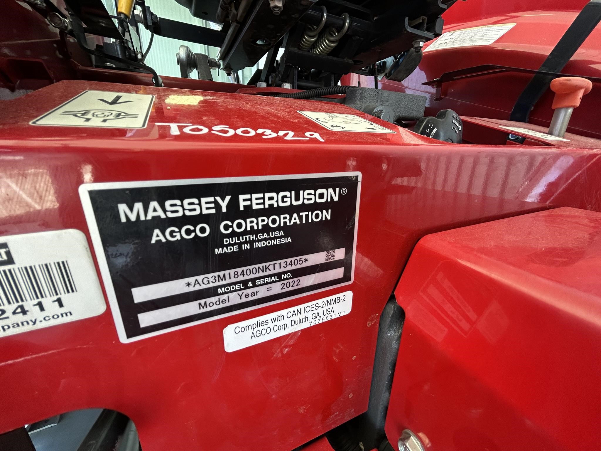 2022 Massey Ferguson 1840E