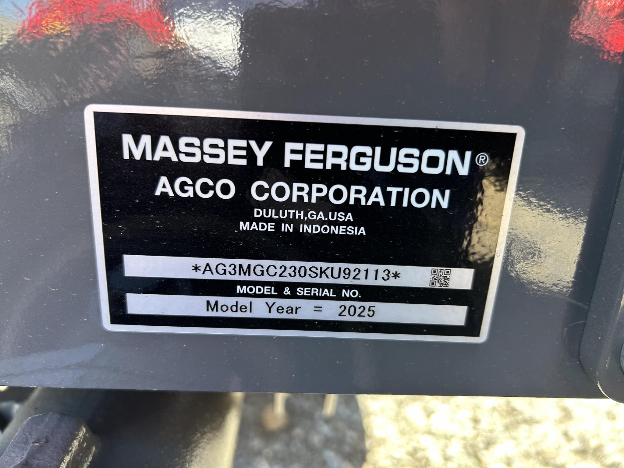 2026 Massey Ferguson GC1723EB