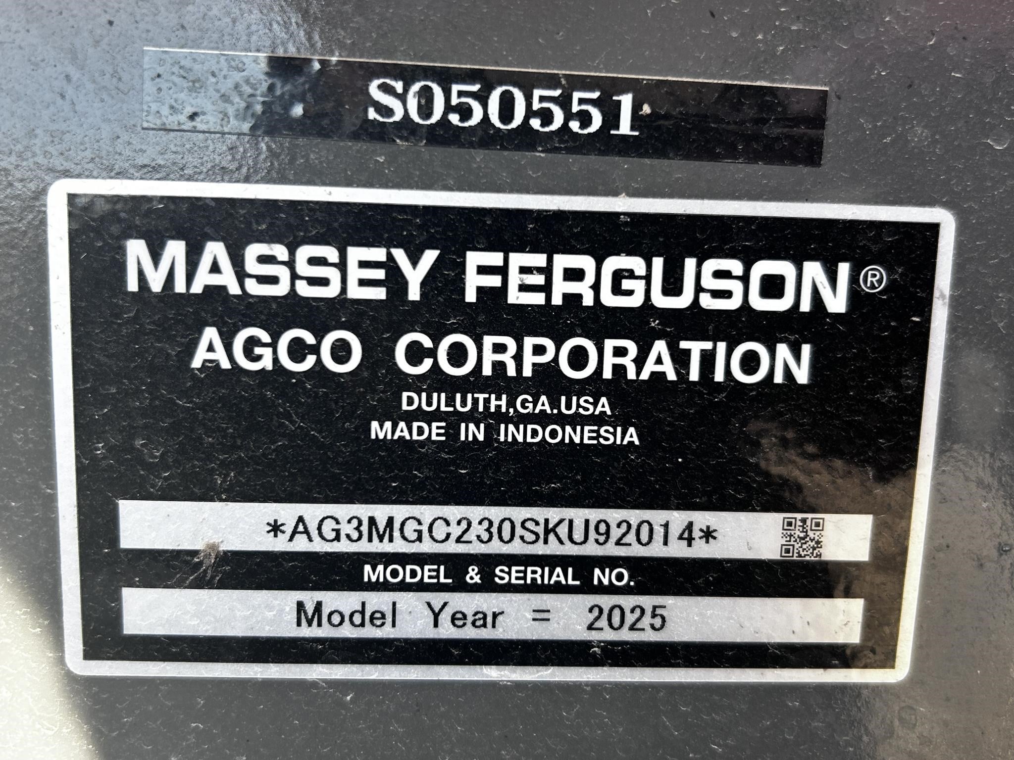 2026 Massey Ferguson 1GC.23
