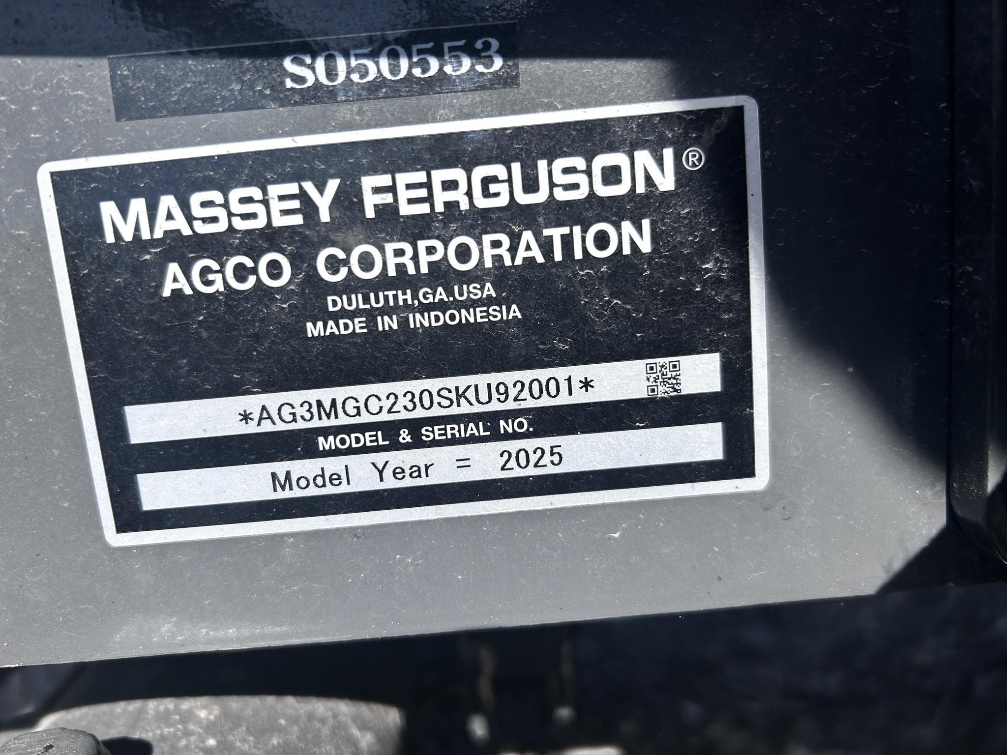 2026 Massey Ferguson 1GC.23
