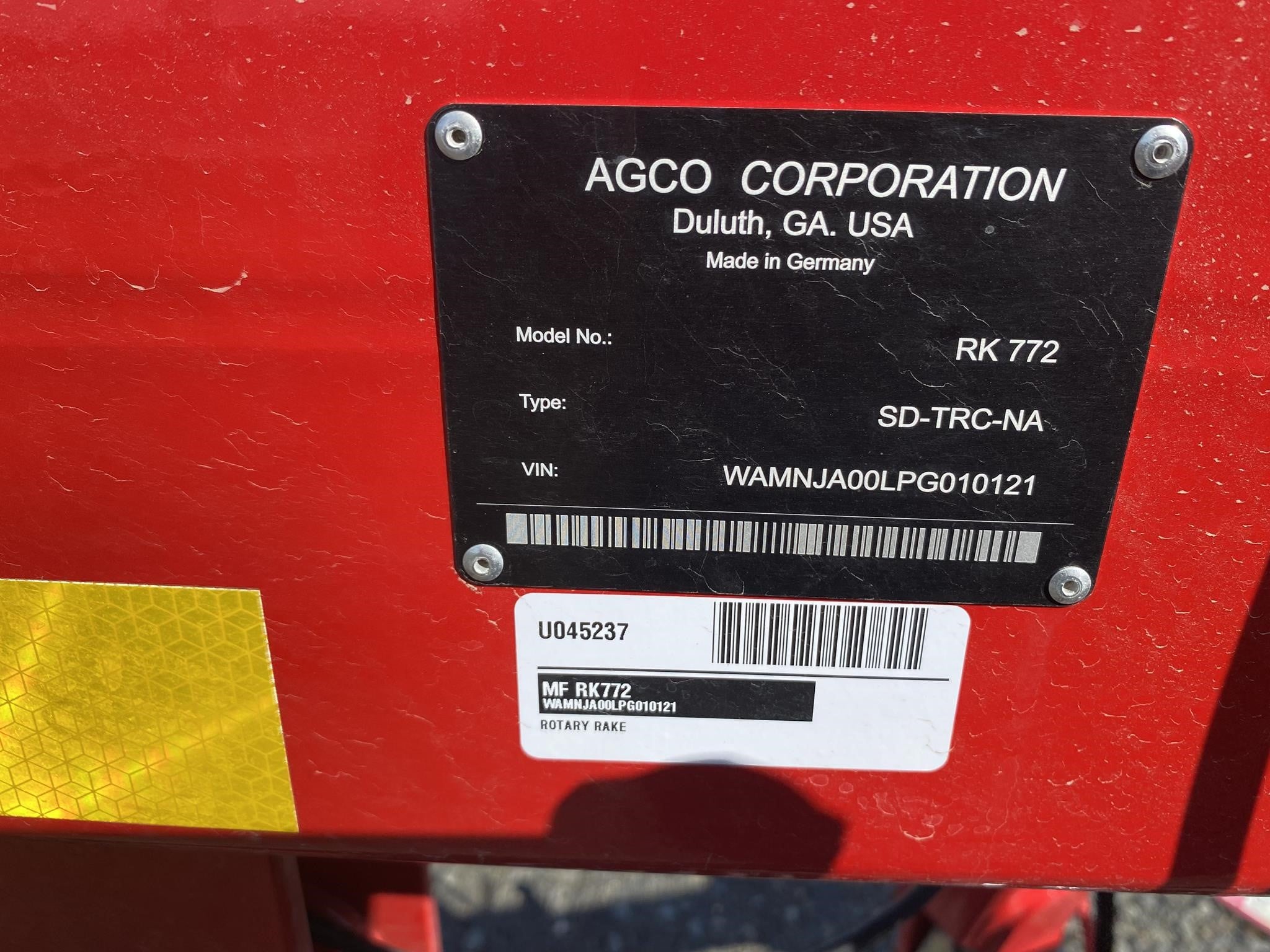 2024 Massey Ferguson RK772SD-TRC