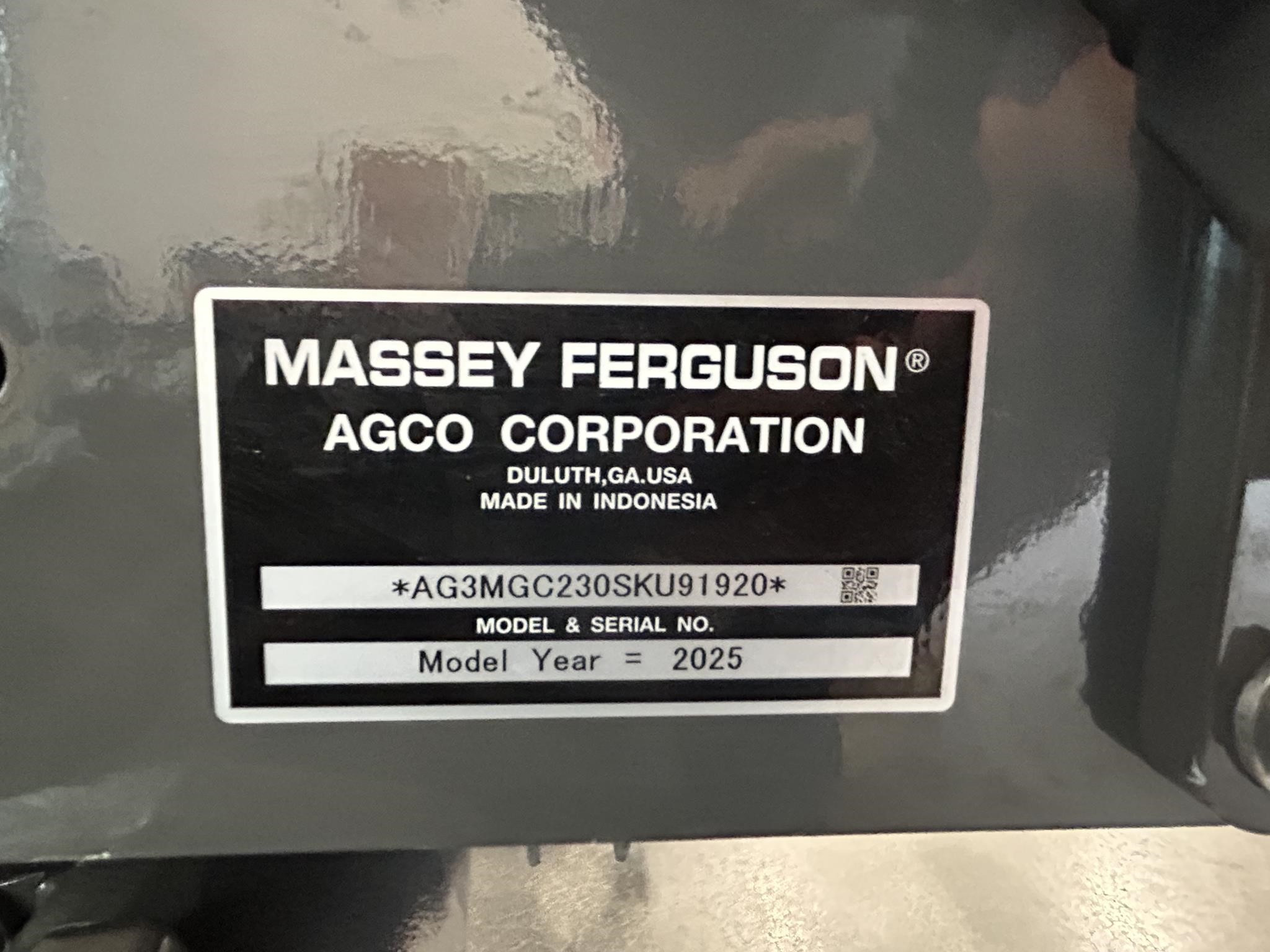 2026 Massey Ferguson 1GC.23
