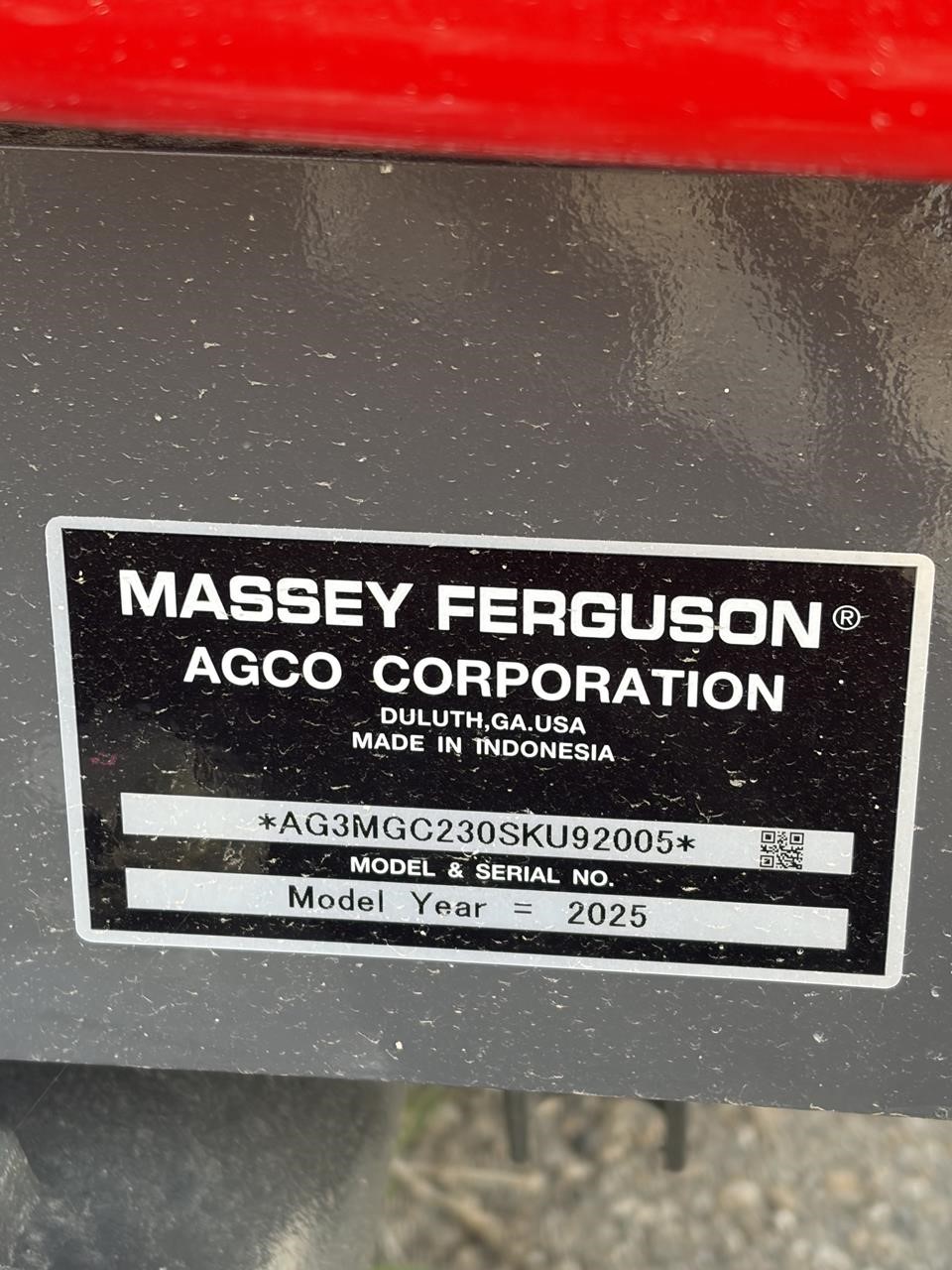 2026 Massey Ferguson 1GC.23