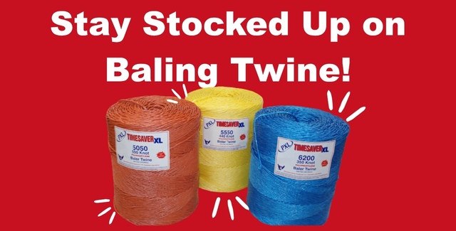 stay stocked on baling twine